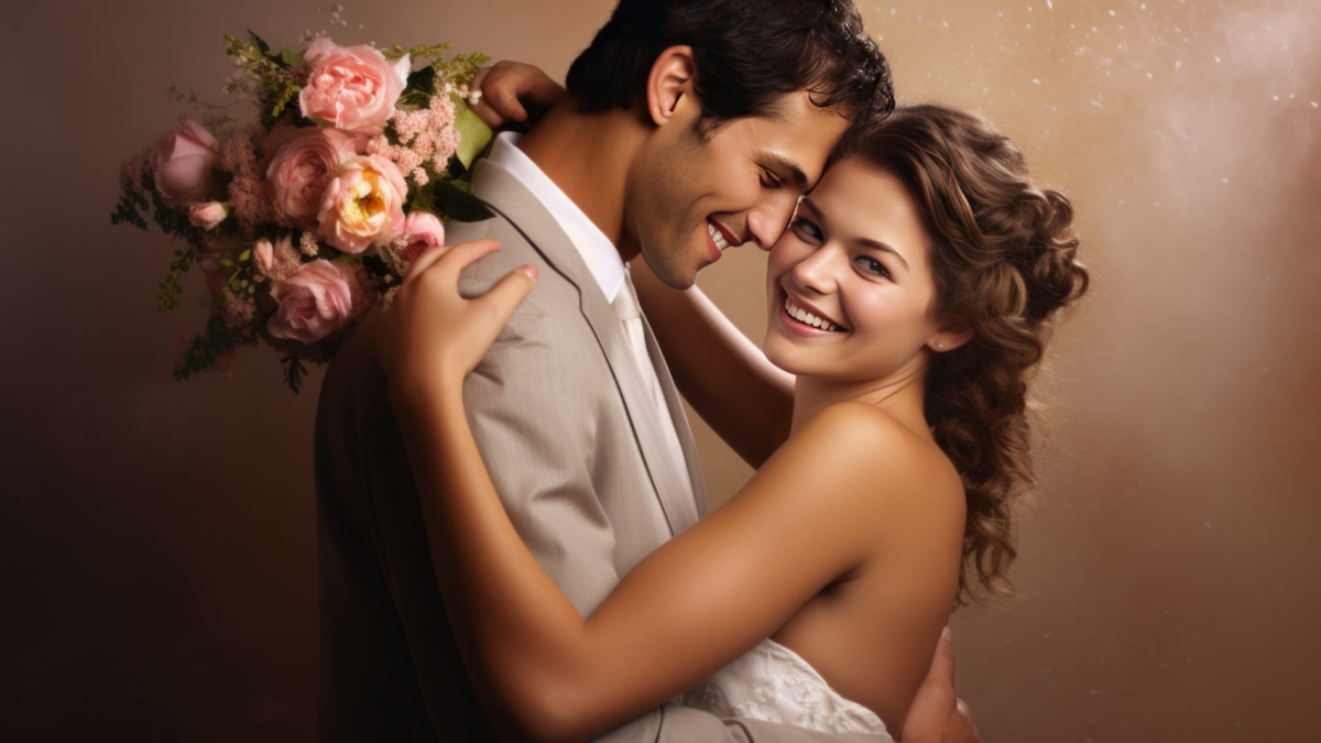 Wedding photography pose